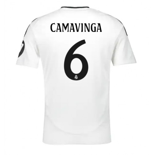 Real Madrid Eduardo Camavinga #6 Domaci Dres 2024-25 Kratak Rukav